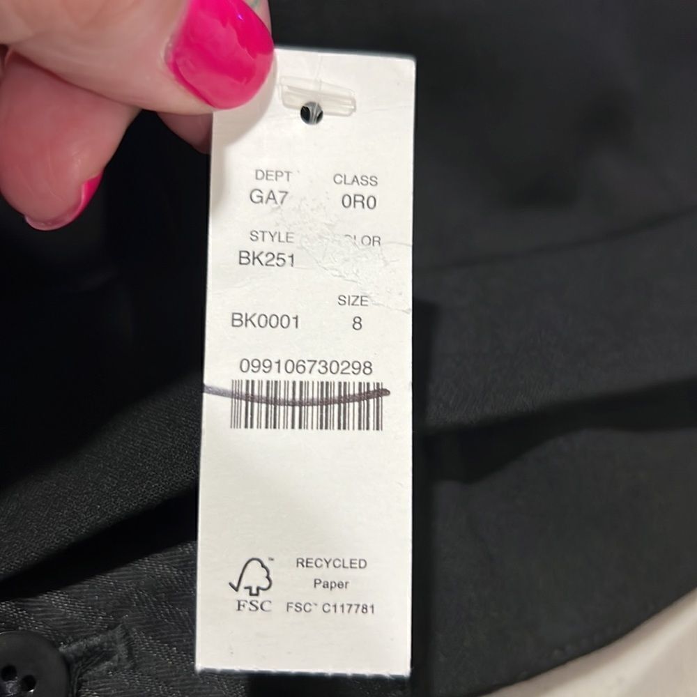 J. Crew Kate straight-leg pant in four-season stretch Black NWT size 8 - Picture 6 of 11
